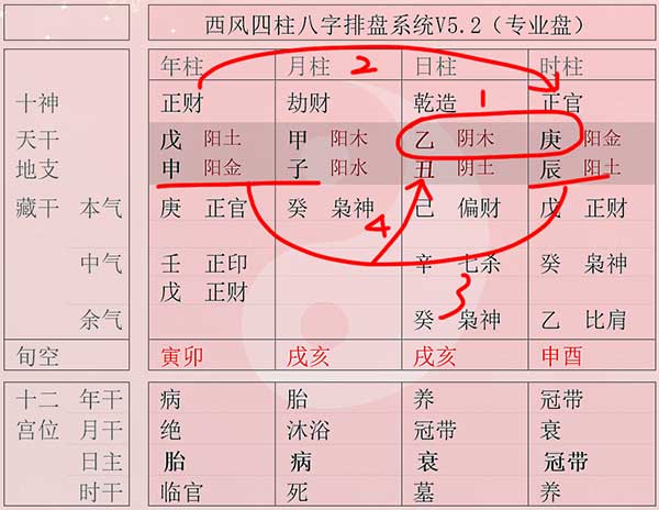 甲乙丙仑教授甲乙甲木属阳，混杂无去留制伏