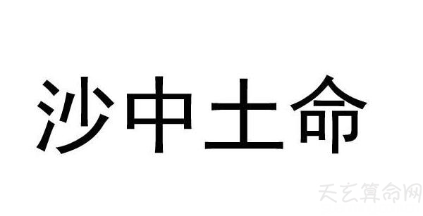 风水堂:年生沙中土命详解